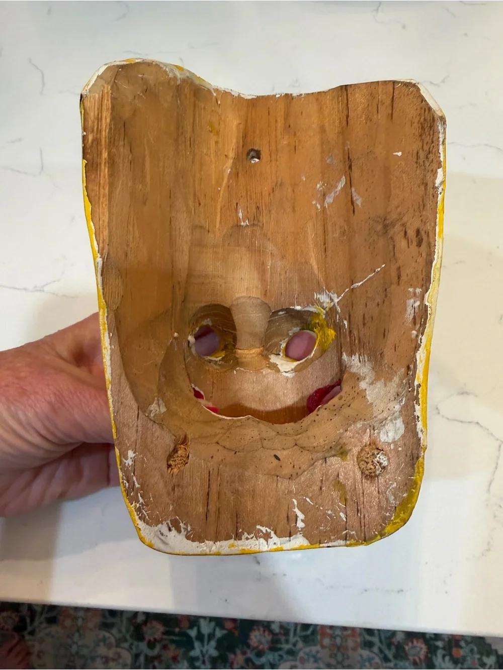Handmade Wooden Jaguar Mask